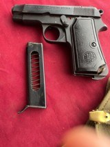 BERETTA MODEL 1935 SEMI AUTO PISTOL 32ACP MADE IN 1944 - 5 of 21