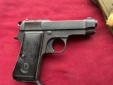 BERETTA MODEL 1935 SEMI AUTO PISTOL 32ACP MADE IN 1944 - 6 of 21