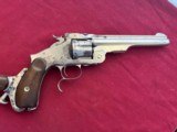 SMITH & WESSON 2ND MODEL 3 RUSSIAN REVOLVER WITH STOCK - 2 of 24