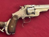 SMITH & WESSON 2ND MODEL 3 RUSSIAN REVOLVER WITH STOCK - 5 of 24