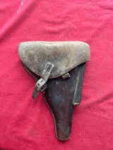 WWII GERMAN MILITARY LUGER P08 HOLSTER - 1 of 8