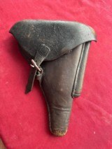 GERMAN WWI LUGER P08 HOLSTER UNIT MARKED - 1 of 7