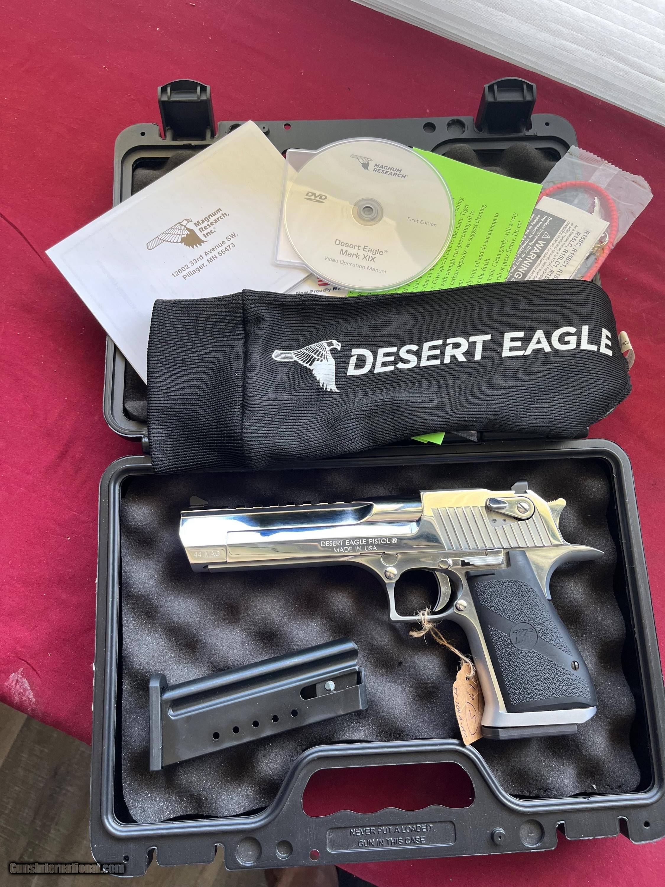 New finishes for the Desert Eagle pistols
