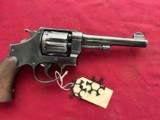 WWII SMITH & WESSON MODEL 1917 MILITARY REVOLVER 45ACP - 3 of 9