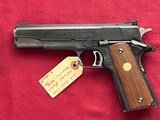 COLT SERIES 70 GOLD CUP NATIONAL MATCH SEMI AUTO PISTOL 45ACP - 3 of 14