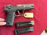 RUGER MODEL P89 SEMI AUTO PISTOL 9MM - TWO MAGS