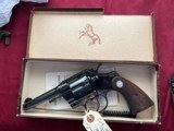 COLT OFFICAL POLICE REVOLVER 38 SPECIAL WITH BOX - 1 of 13