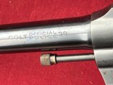 COLT OFFICAL POLICE REVOLVER 38 SPECIAL MADE 1932 WITH ORIGINAL BOX - 7 of 18
