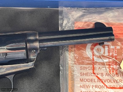 COLT SINGLE ACTION ARMY REVOLVER 3RD GEN 45 COLT 4 3/4