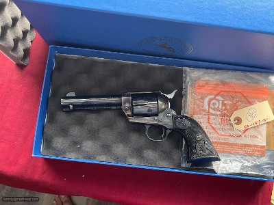 COLT SINGLE ACTION ARMY REVOLVER 3RD GEN 45 COLT 4 3/4