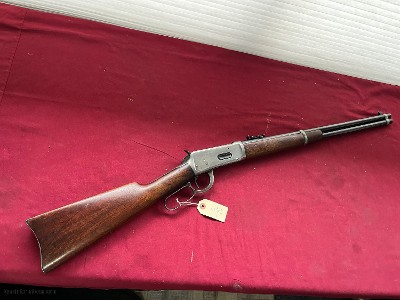 WINCHESTER MODEL 1894 SADDLE RING CARBINE 32 W.S. MADE 1925