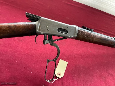 WINCHESTER MODEL 1894 SADDLE RING CARBINE 32 W.S. MADE 1925 - Image 14 of 15