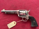 COLT SINGLE ACTION ARMY REVOLVER 45 COLT NICKEL FINISH MADE 1921 - 5 of 14