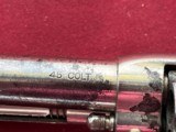 COLT SINGLE ACTION ARMY REVOLVER 45 COLT NICKEL FINISH MADE 1921 - 7 of 14