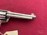 COLT SINGLE ACTION ARMY REVOLVER 45 COLT NICKEL FINISH MADE 1921 - 4 of 14