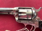 COLT SINGLE ACTION ARMY REVOLVER 45 COLT NICKEL FINISH MADE 1921 - 6 of 14