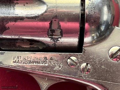 COLT SINGLE ACTION ARMY REVOLVER 45 COLT NICKEL FINISH MADE 1921 - Image 8 of 14