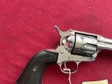 COLT SINGLE ACTION ARMY REVOLVER 45 COLT NICKEL FINISH MADE 1921 - 3 of 14