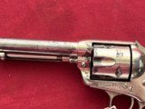 COLT SINGLE ACTION ARMY REVOLVER 45 COLT NICKEL FINISH MADE 1921 - 9 of 14