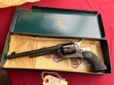 COLT SINGLE ACTION ARMY REVOLVER - EARLY 2ND GEN UNFIRED WITH BOX - 1 of 21