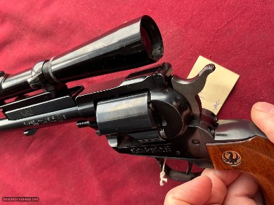 RARE - RUGER HAWKEYE REVOLVER 256 WIN MAGNUM - Image 12 of 12