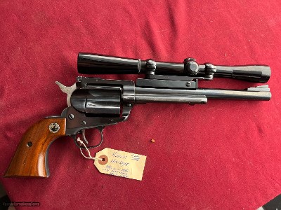RARE - RUGER HAWKEYE REVOLVER 256 WIN MAGNUM - Image 6 of 12
