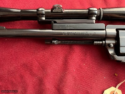 RARE - RUGER HAWKEYE REVOLVER 256 WIN MAGNUM - Image 9 of 12