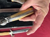CASED COLT 1860 ARMY REVOLVER N.Y. ENGRAVED ,CHECKERED IVORY GRIPS. - 9 of 25