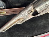 CASED COLT 1860 ARMY REVOLVER N.Y. ENGRAVED ,CHECKERED IVORY GRIPS. - 11 of 25