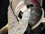 CASED COLT 1860 ARMY REVOLVER N.Y. ENGRAVED ,CHECKERED IVORY GRIPS. - 15 of 25