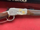 BROWNING MODEL 1886 SADDLE RING CARBINE 47-70 GOV'T - HIGH GRADE ENGRAVED GAME SCENE - 2 of 18