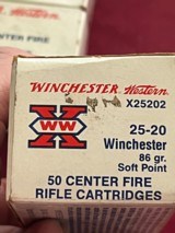 WINCHESTER 25-20 AMMO 85 GR SOFT POINT ( 194 ROUNDS) - 3 of 3