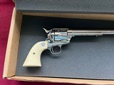 COLT 3RD GEN BUNTLINE SPECIAL 45LC MADE 1980 FACTORY NICKEL WITH IVORY GRIPS - 4 of 15