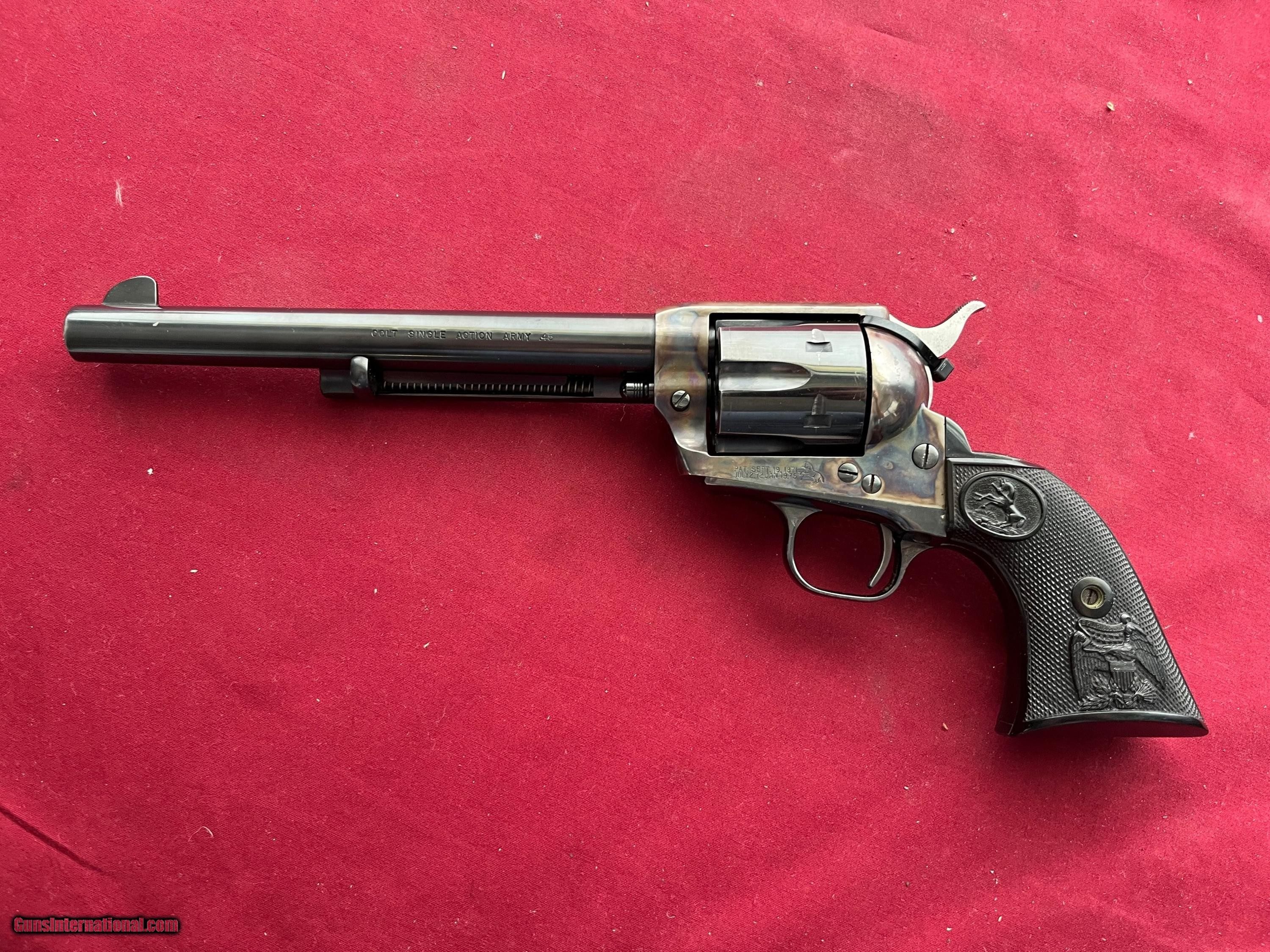 COLT SINGLE ACTION ARMY EARLY 3ND GEN REVOLVER 45COLT - MADE