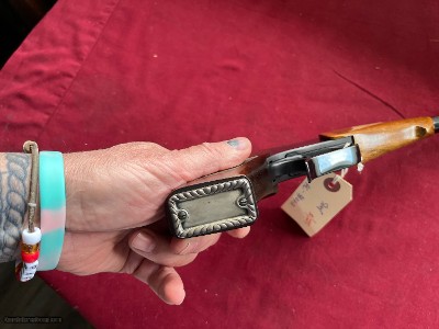 THOMPSON CENTER EARLY FLATSIDE CONTENDER PISTOL 22 HORNET SER#1575 ~ SALE $1600.00 - Image 11 of 14