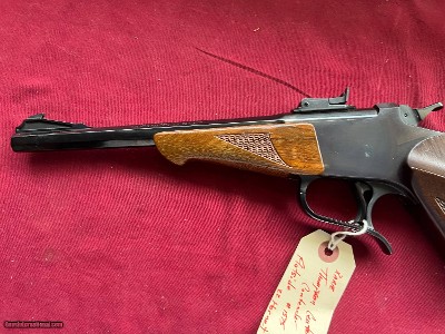 THOMPSON CENTER EARLY FLATSIDE CONTENDER PISTOL 22 HORNET SER#1575 ~ SALE $1600.00 - Image 6 of 14