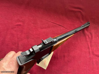 THOMPSON CENTER EARLY FLATSIDE CONTENDER PISTOL 22 HORNET SER#1575 ~ SALE $1600.00 - Image 9 of 14