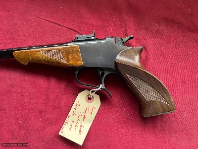 THOMPSON CENTER EARLY FLATSIDE CONTENDER PISTOL 22 HORNET SER#1575 ~ SALE $1600.00 - Image 5 of 14
