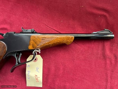 THOMPSON CENTER EARLY FLATSIDE CONTENDER PISTOL 22 HORNET SER#1575 ~ SALE $1600.00 - Image 8 of 14