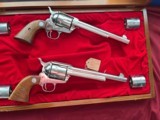 COLT 1966 PONY EXPRESS SINGLE ACTION REVOLVERS ( SET OF TWO ) - 9 of 14