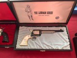 COLT SINGLE ACTION LAWMAN SERIES 4 GUNS ( RARE SET ) - 9 of 17