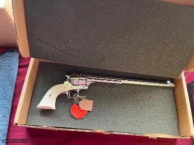 COLT SINGLE ACTION BUNTLINE REVOLVER 44-40 MADE 1984 IVORY GRIPS - ONLY 50 MADE CUSTOM SHOP ~ Sale $3900.00 - Image 3 of 16