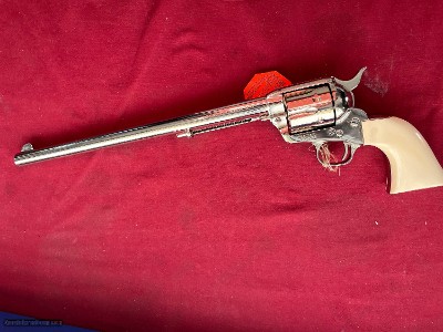 COLT SINGLE ACTION BUNTLINE REVOLVER 44-40 MADE 1984 IVORY GRIPS - ONLY 50 MADE CUSTOM SHOP ~ Sale $3900.00 - Image 5 of 16