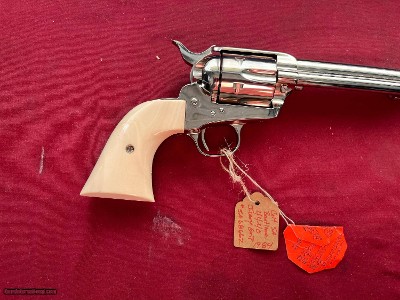 COLT SINGLE ACTION BUNTLINE REVOLVER 44-40 MADE 1984 IVORY GRIPS - ONLY 50 MADE CUSTOM SHOP ~ Sale $3900.00 - Image 4 of 16