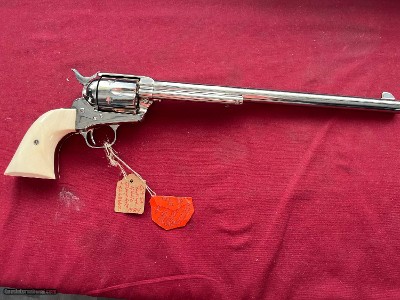 COLT SINGLE ACTION BUNTLINE REVOLVER 44-40 MADE 1984 IVORY GRIPS - ONLY 50 MADE CUSTOM SHOP