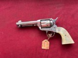 COLT 1ST GEN SINGLE ACTION ARMY REVOLVER 45LC NICKEL FINISH - 2 of 17