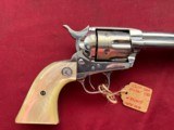 COLT 1ST GEN SINGLE ACTION ARMY REVOLVER 45LC NICKEL FINISH - 7 of 17