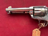 COLT 1ST GEN SINGLE ACTION ARMY REVOLVER 45LC NICKEL FINISH - 4 of 17