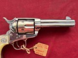 COLT 1ST GEN SINGLE ACTION ARMY REVOLVER 45LC NICKEL FINISH - 6 of 17