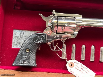 COLT SINGLE ACTION NED BUNTLINE COMMEMORATIVE REVOLVER 45LC WITH DISPLAY ~ SALE $2650.00 ~ - Image 7 of 13